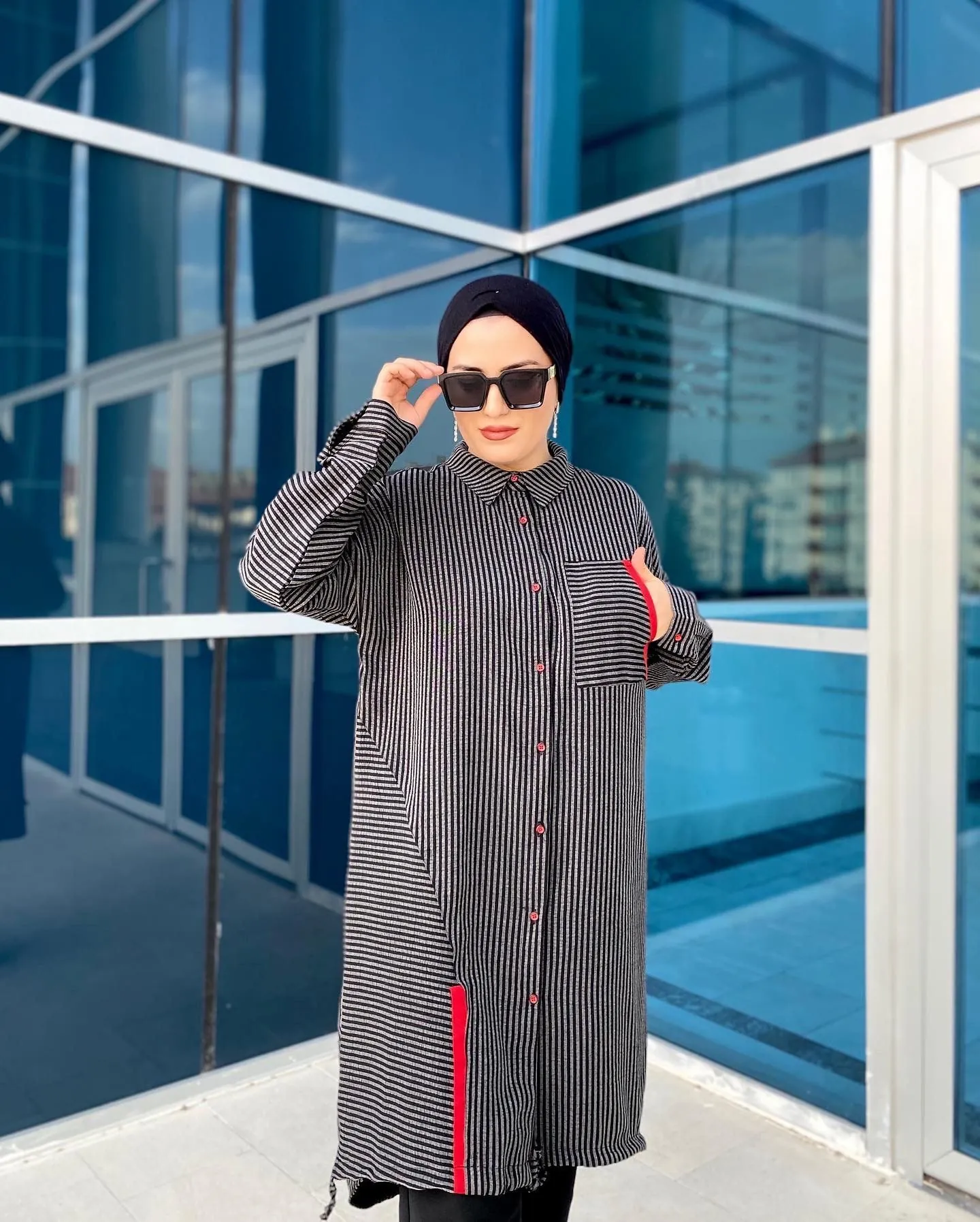 Poplin Spor tunik