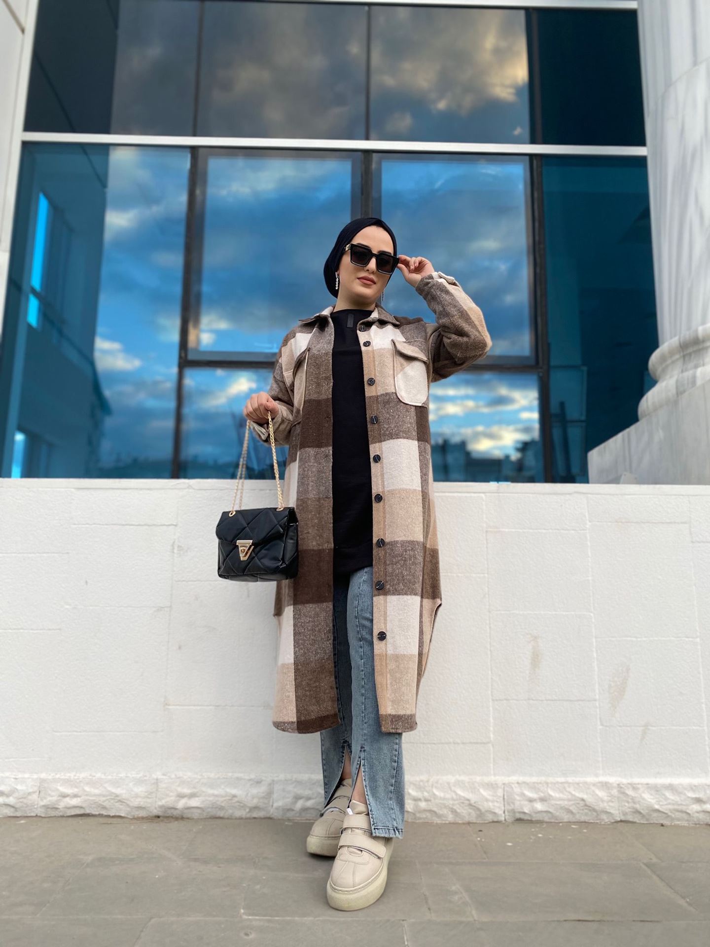 Uzun Oduncu Gömlek / Kap