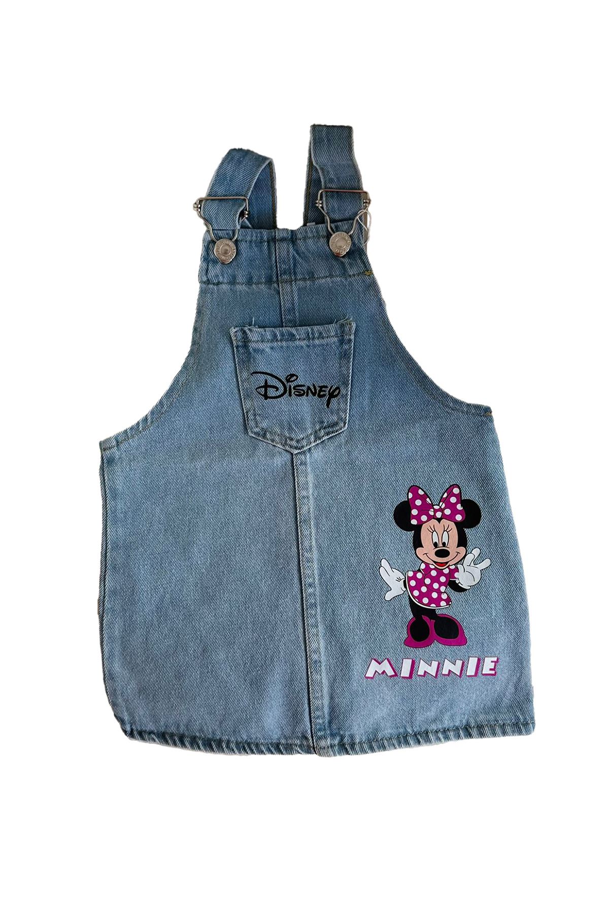 Miniğimin Cicileri Mnn Dsny Baskılı Kız Çocuk Jile - Açık Mavi