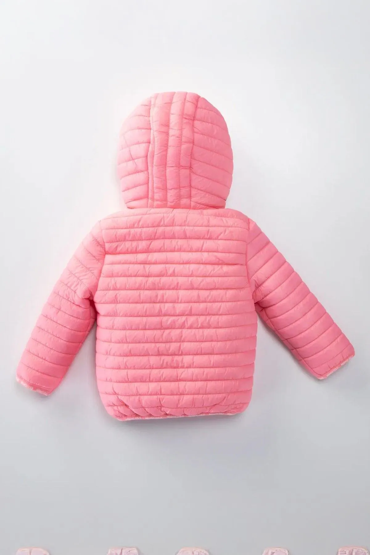 Miniğimin Cicileri (1-10 Yaş) Kapitone Welsoft Astar Çocuk Kaban Mont - Pembe