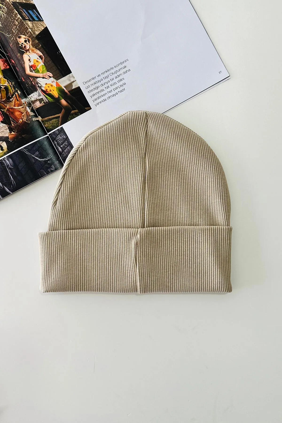Miniğimin Cicileri Kaşkorse Unisex Kaşkorse Bere - Bej