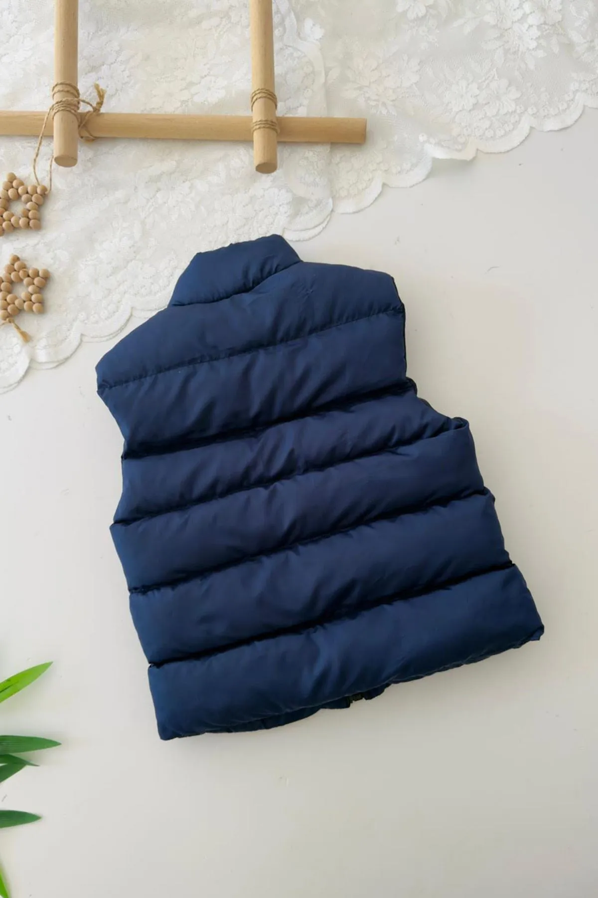 Miniğimin Cicileri Cepli Unisex Çocuk Şişme Yelek - Lacivert