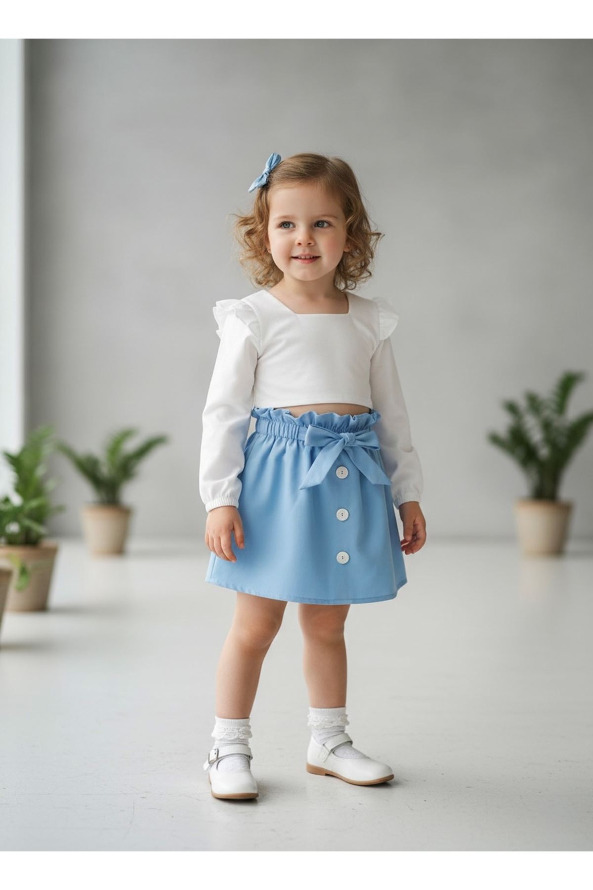 Minigimin cicileri bayramlık mavi çocuk takım (tekli satış fiyatıdır) - Kız