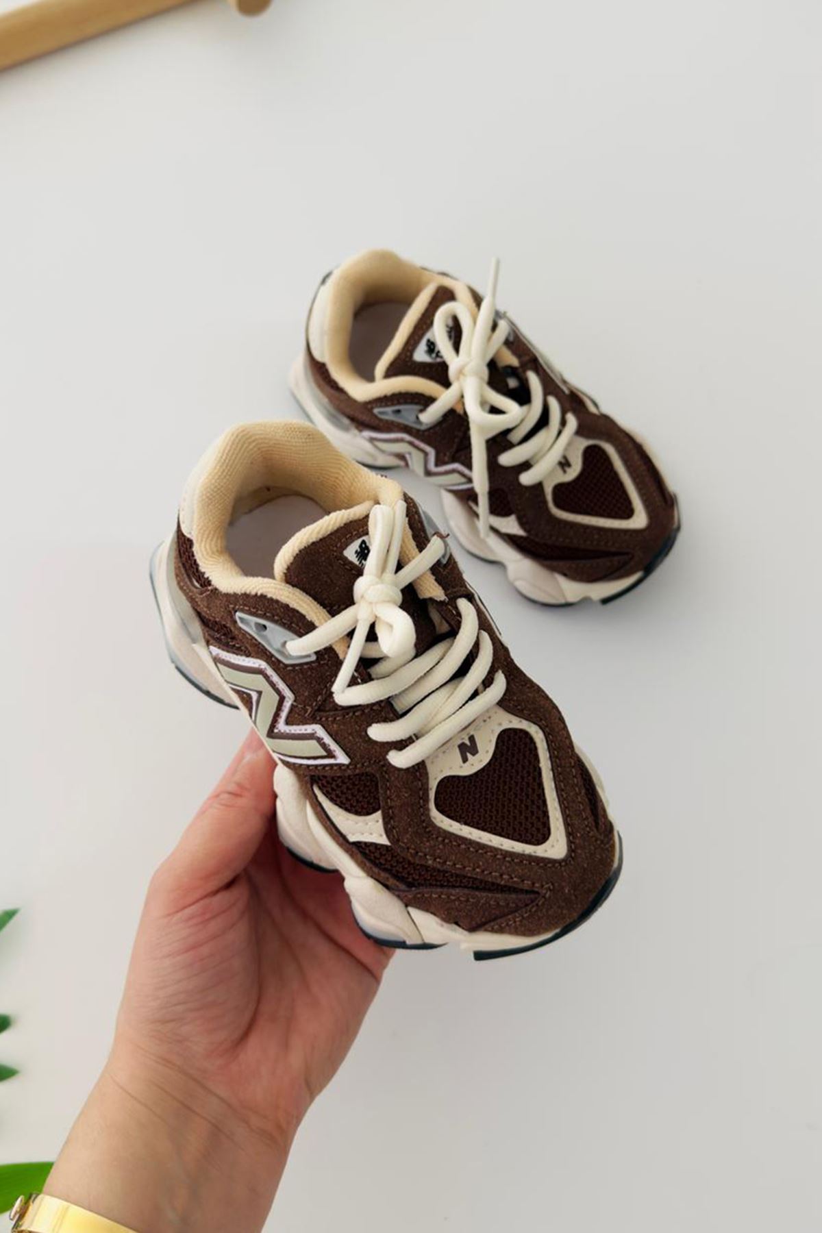 Miniğimin Cicileri Nb Unisex Spor Ayakkabı - Kahverengi