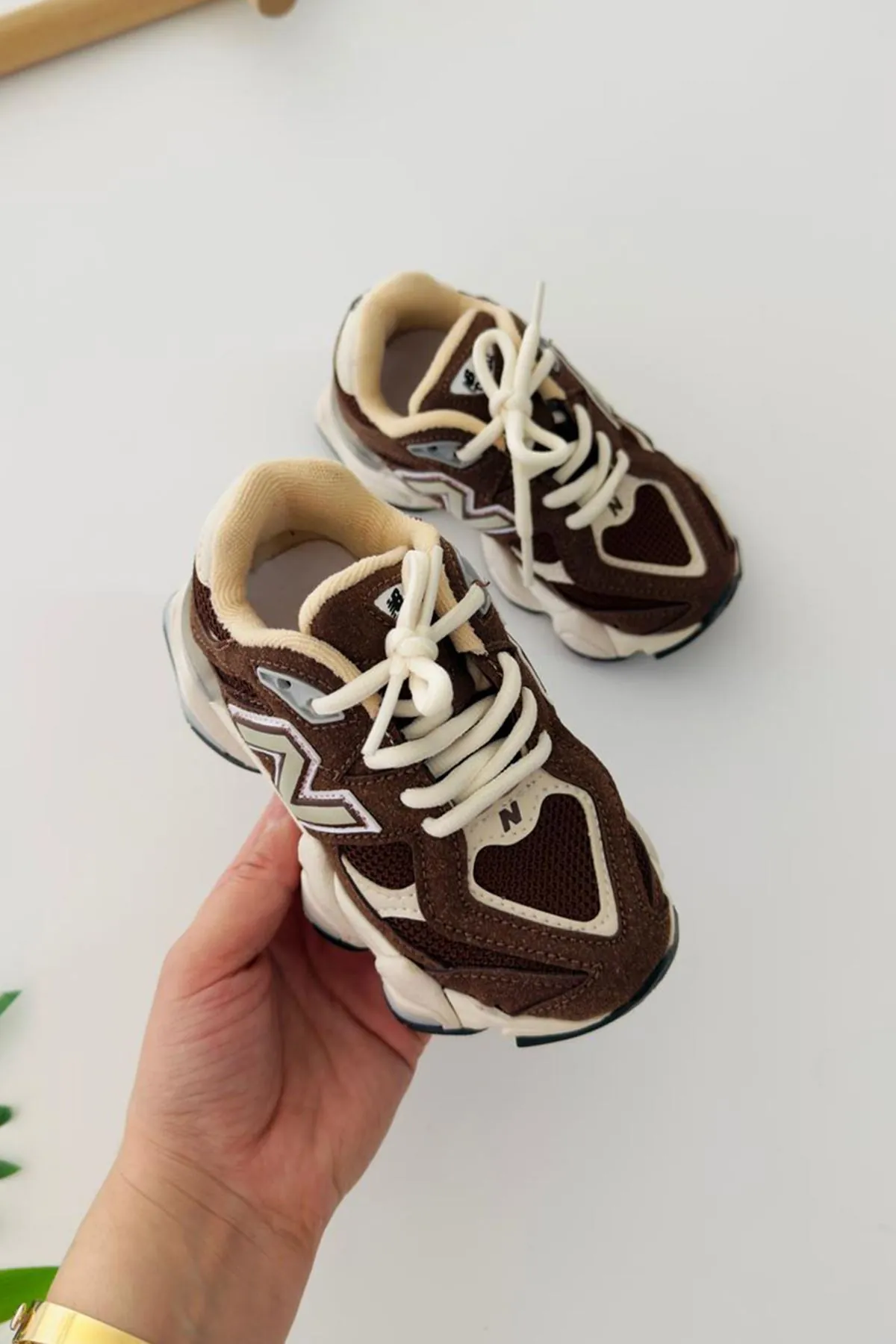 Miniğimin Cicileri Nb Unisex Spor Ayakkabı - Kahverengi