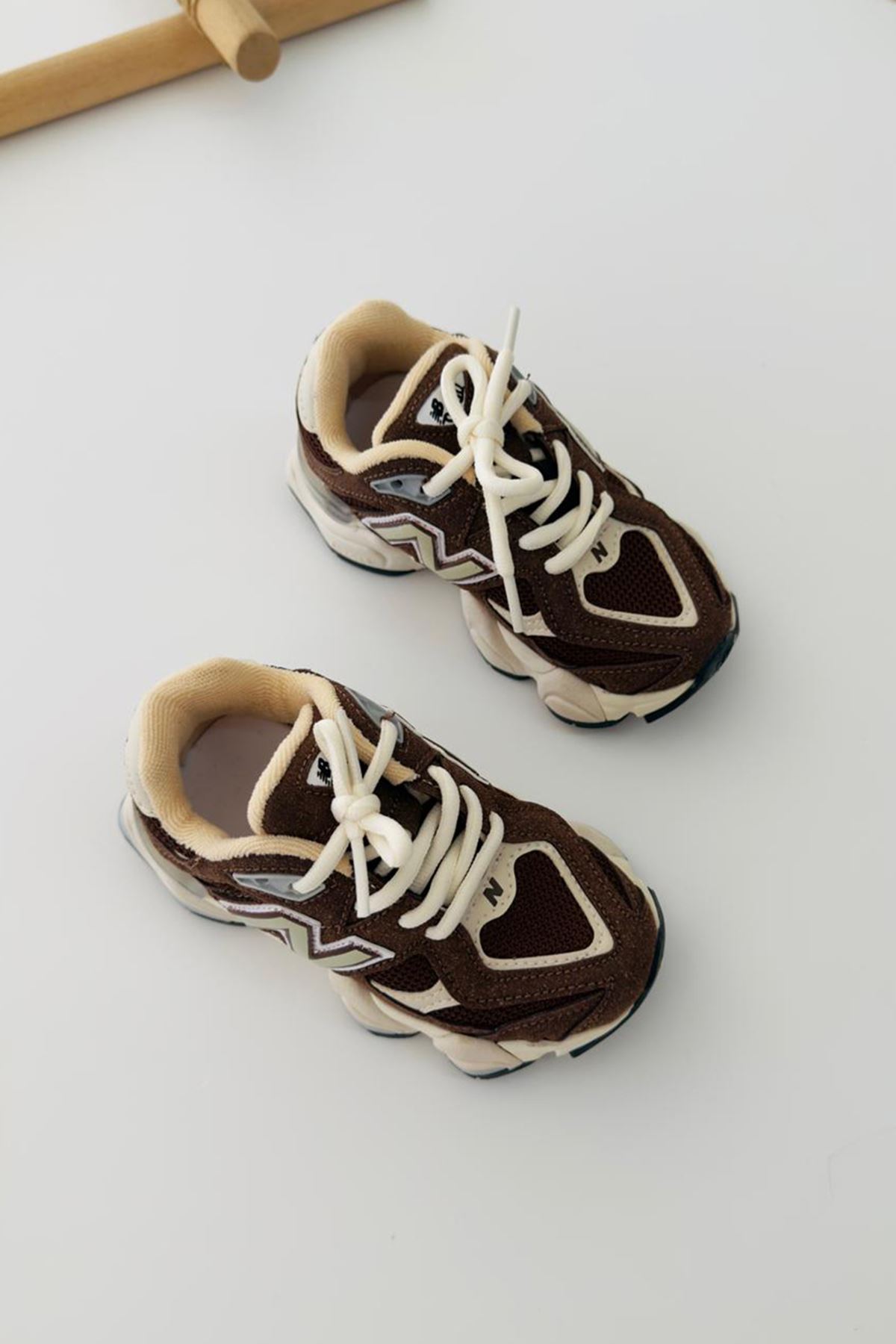 Miniğimin Cicileri Nb Unisex Spor Ayakkabı - Kahverengi