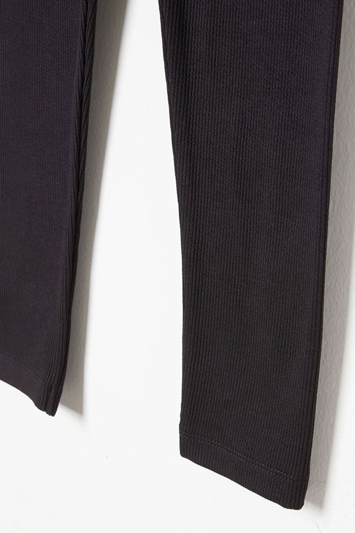 Miniğimin Cicileri Kız Çocuk Fitilli Tayt - Siyah