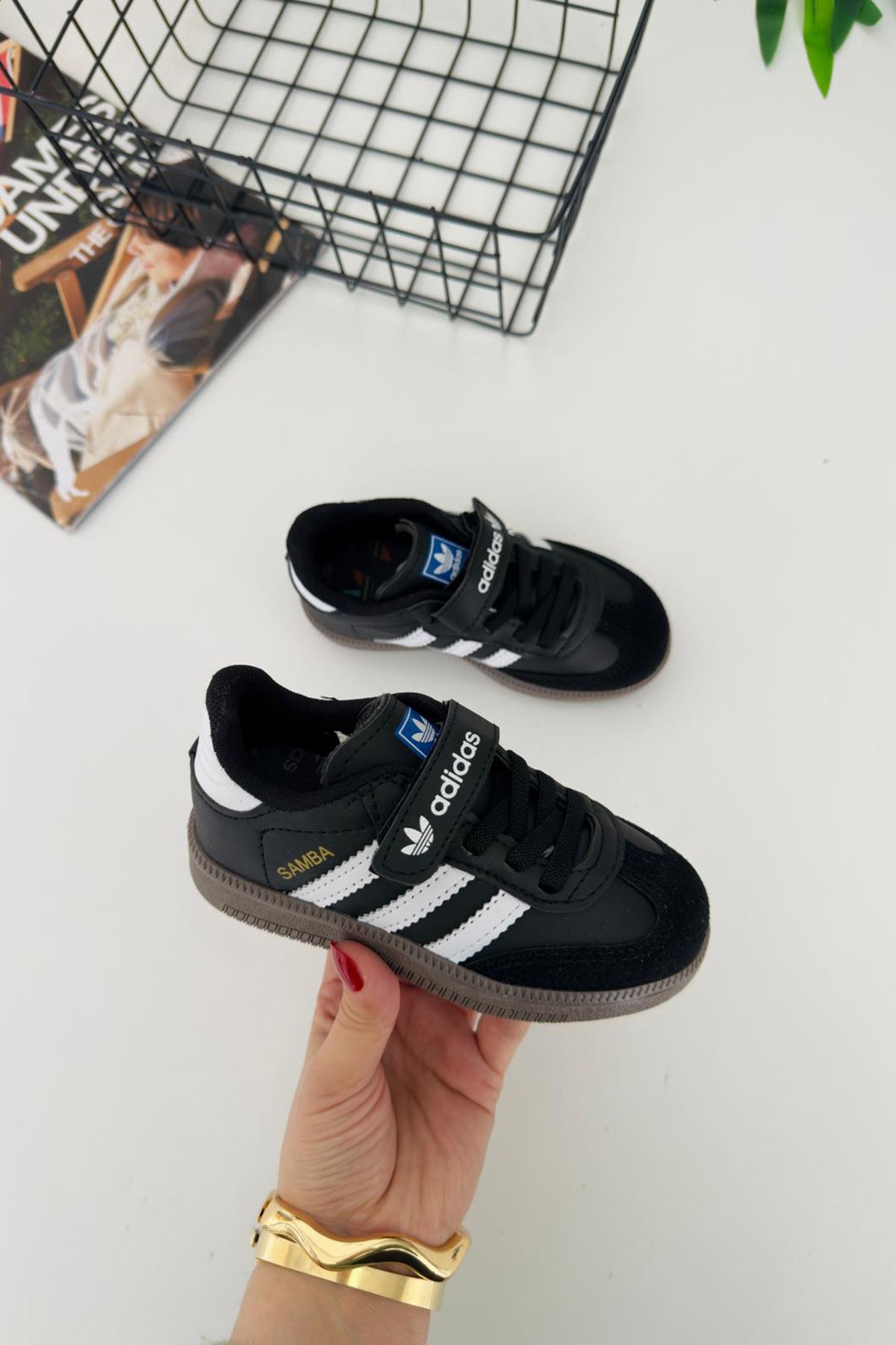 Miniğimin Cicileri Samba Unisex Çocuk Spor Ayakkabı - Siyah