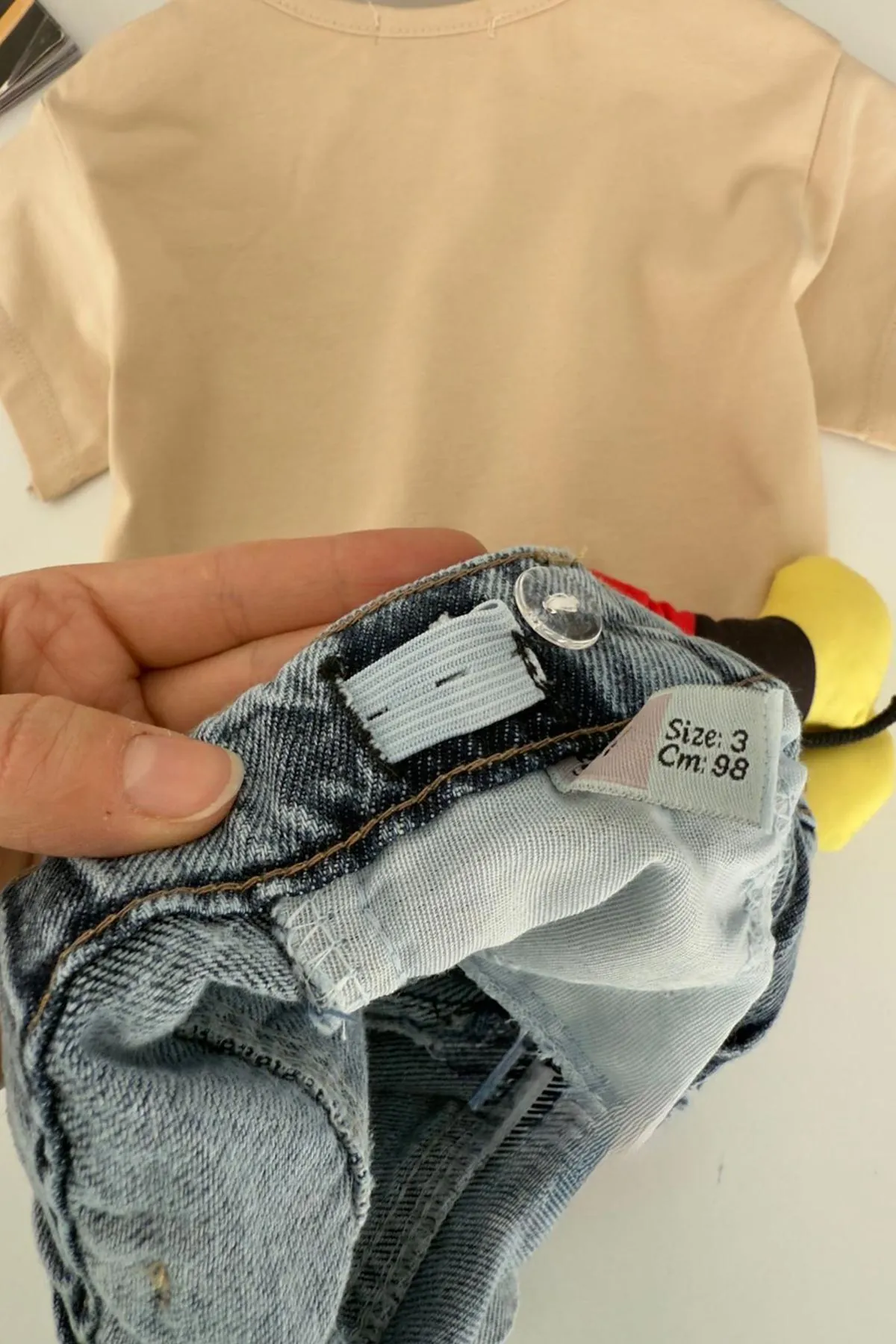 Miniğimin Cicileri Mnn 3d Aksesuarlı Kız Çocuk 2 li Takım - Pudra