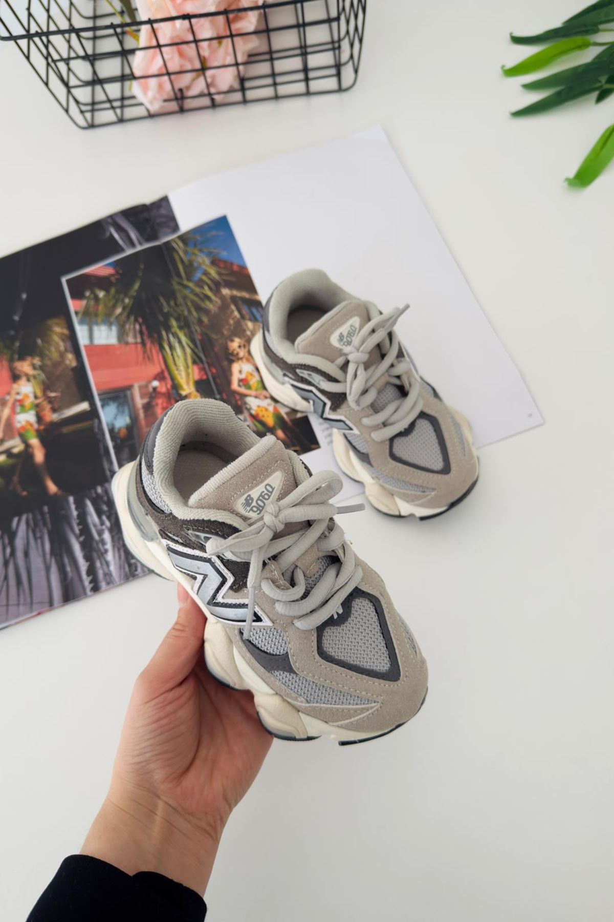 Miniğimin Cicileri Nb Unisex Spor Ayakkabı - Gri