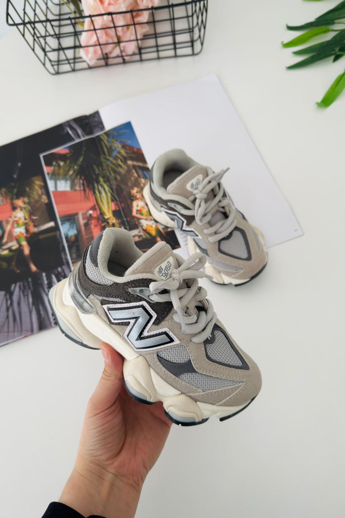 Miniğimin Cicileri Nb Unisex Spor Ayakkabı - Gri