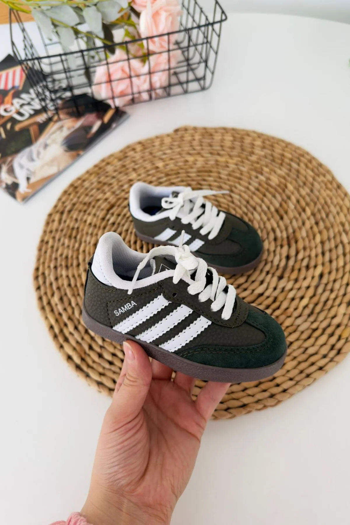 Miniğimin Cicileri Smba Unisex Çocuk Spor Ayakkabı - Haki