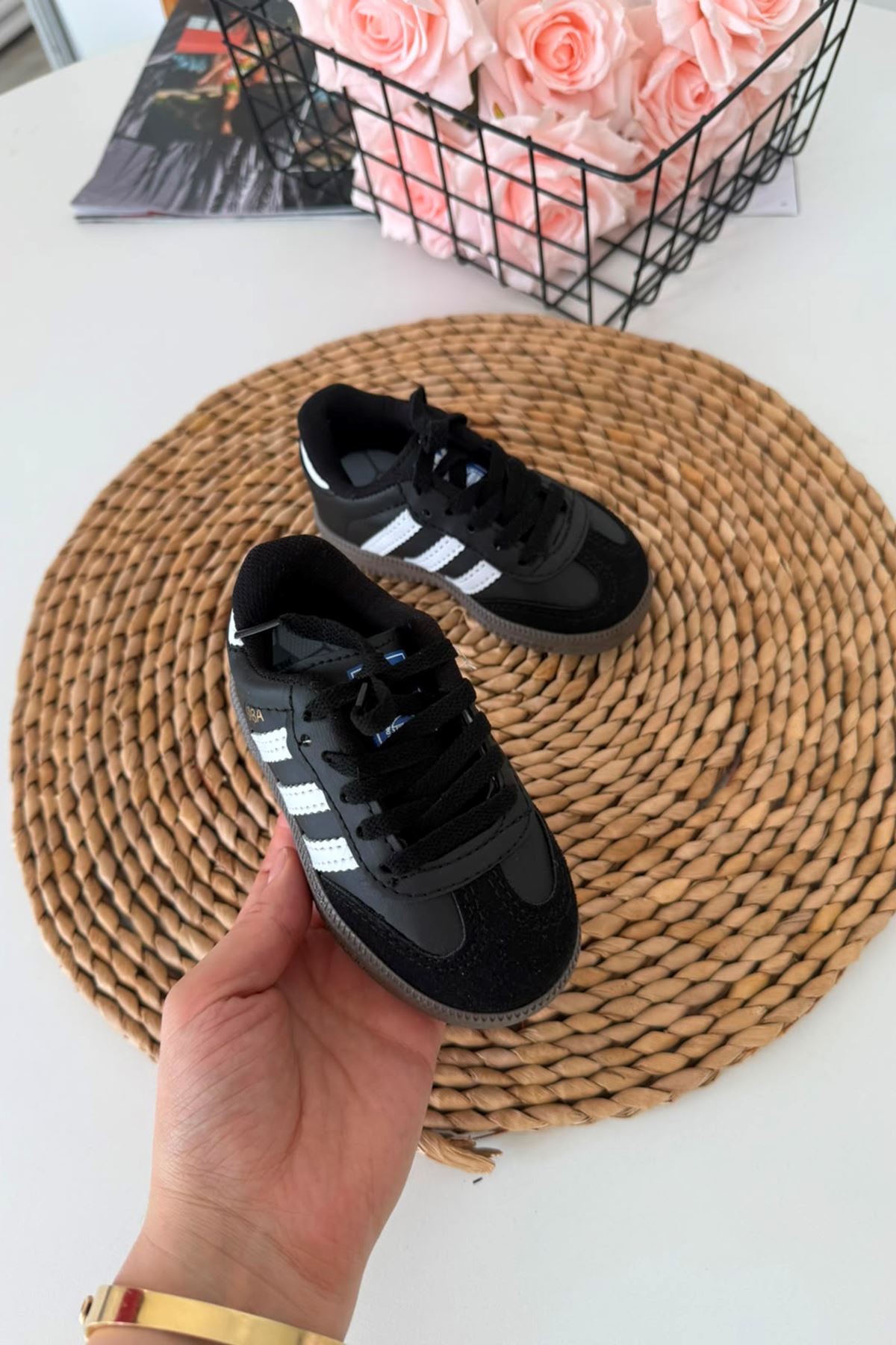 Miniğimin Cicileri Smba Unisex Çocuk Spor Ayakkabı - Siyah