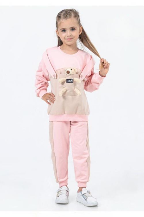 Minigimin Cicileri Ayıcık Aksesuarlı 2 li Takım - Pembe