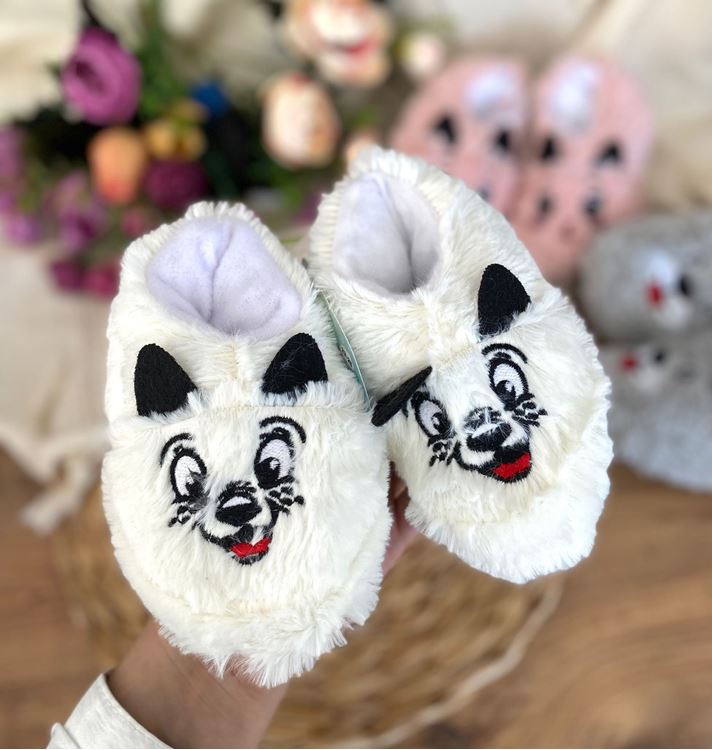 Minigimin cicileri sevimli çocuk panduf - Beyaz