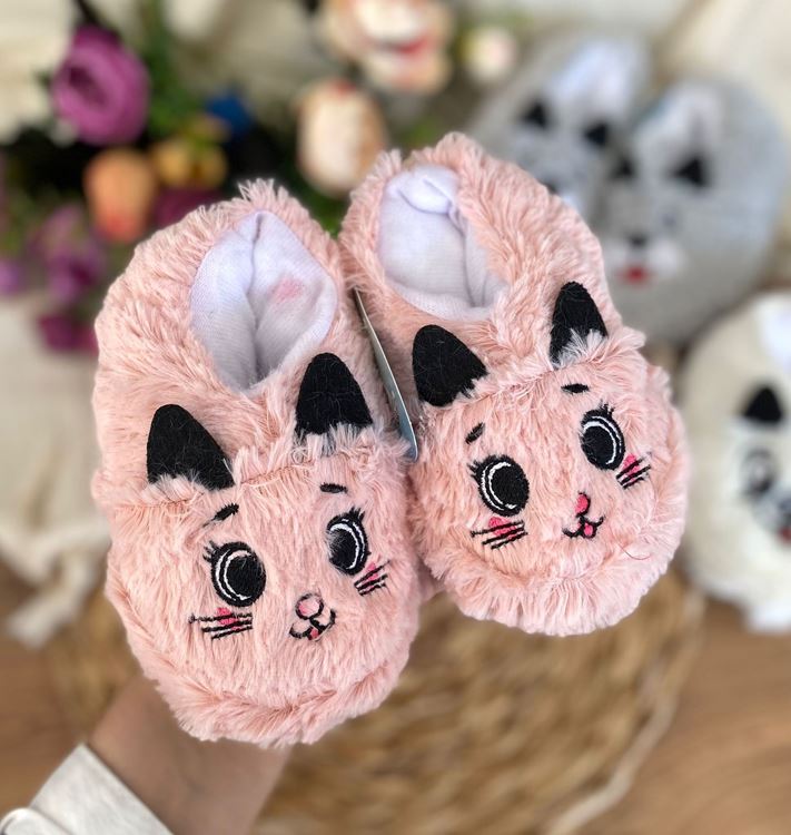 Minigimin cicileri sevimli çocuk panduf - Pembe