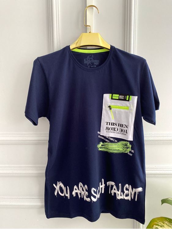 Minigimin Cicileri You Are Such Talent Baskılı Erkek Çocuk Tişört - Lacivert