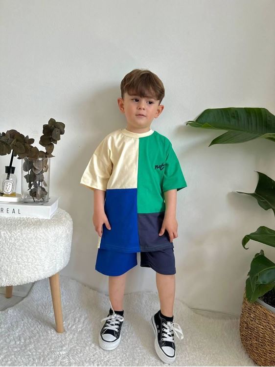 Minigimin Cicileri Yazlık Erkek Çocuk 2 li Takım - Çok Renkli