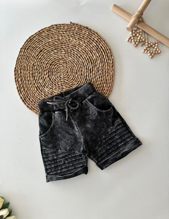 Miniğimin Cicileri Erkek Çocuk Şort - Siyah