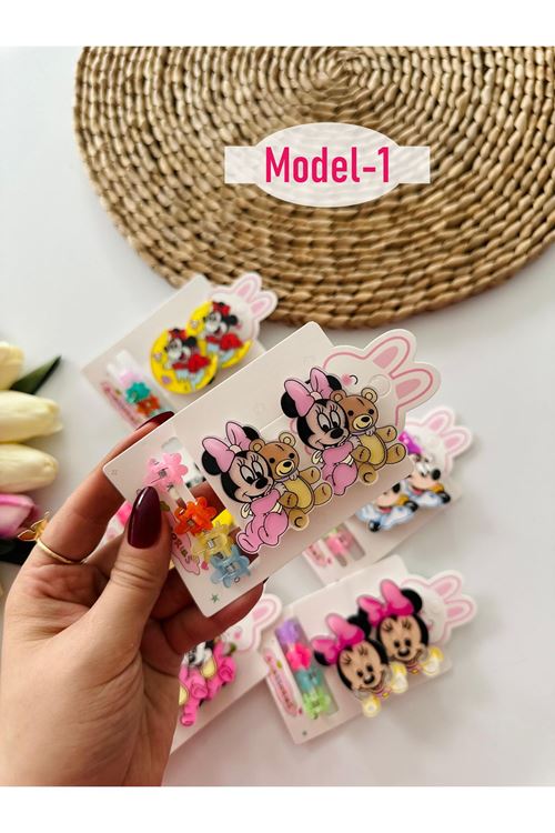 Miniğimin Cicileri Mnn Karakterli Klips ve Mandal Set Toka