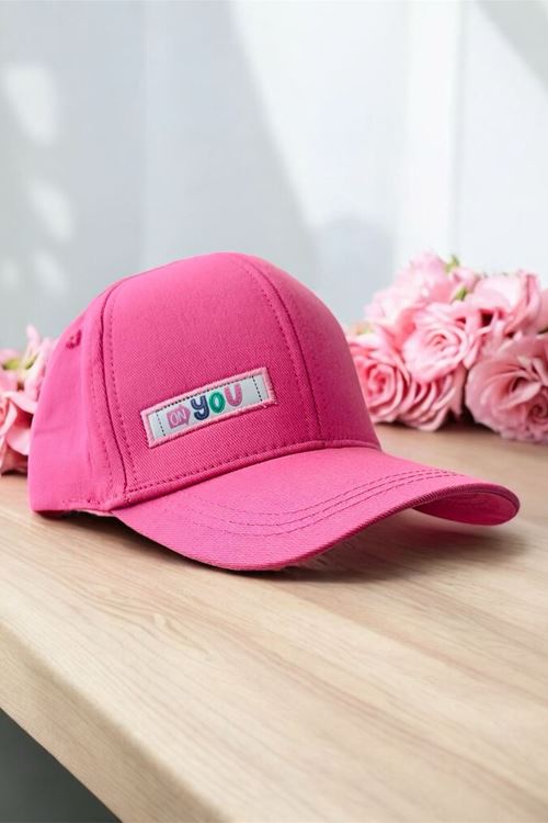 Miniğimin Cicileri (4-8 Yaş) You Kız Çocuk Kep Şapka - Fuşya