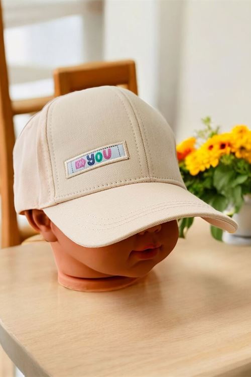 Miniğimin Cicileri (4-8 Yaş) You Kız Çocuk Kep Şapka - Pudra