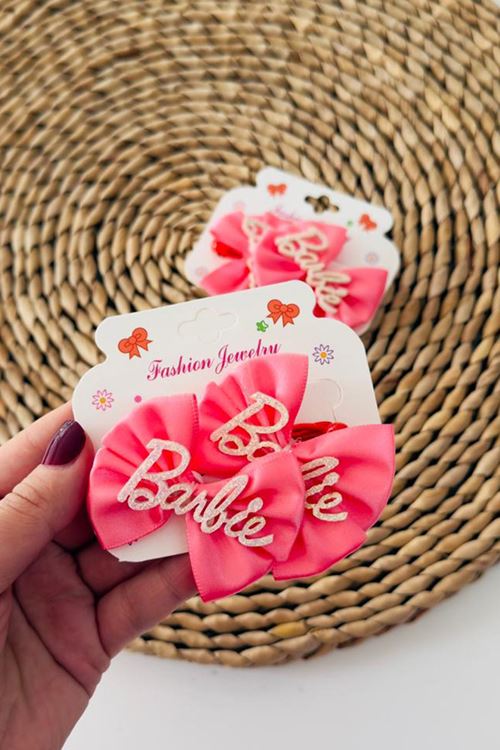 Miniğimin Cicileri Brb Fiyonk Detaylı Bağlama Toka - Pembe