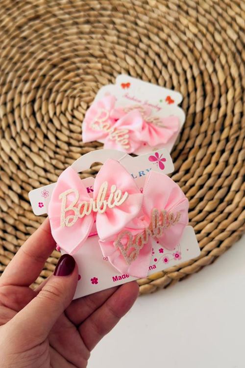 Miniğimin Cicileri Brb Fiyonk Detaylı Bağlama Toka - Açık Pembe