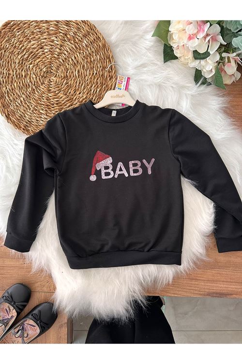 Miniğimin Cicileri Yeni Yıl Aile Kombin DEER Baskılı (Tekli Satış Fiyatıdır ) - Çocuk