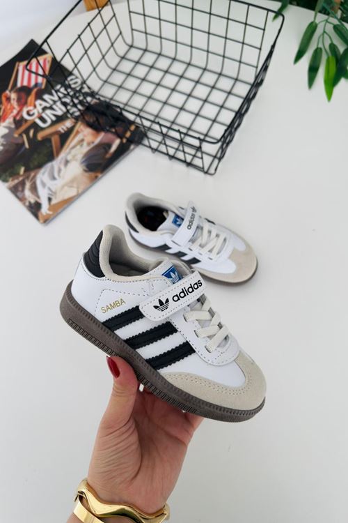 Miniğimin Cicileri Samba Unisex Çocuk Spor Ayakkabı - Beyaz