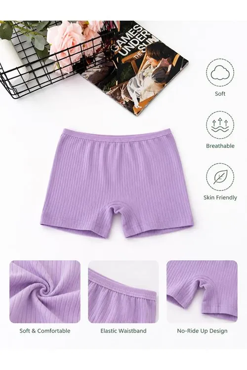 Miniğimin Cicileri Kaşkorse Tekli Kız Çocuk Boxer - Lila