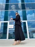 Mevlana Etekli , Yaka Detaylı Alt Üst Takım -Siyah
