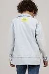 Miniğimin cicileri unisex oxo denim gömlek ve tşört takım