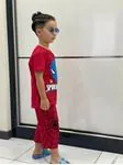 Miniğimin Cicileri Spider-Man Çocuk Kapri Takım - Kırmızı