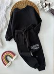 Miniğimin cicileri Happy Unisex Kışlık Çocuk Takım - Siyah