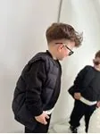 Miniğimin Cicileri Cepli Şişme Hakim Yaka Çocuk Unisex Yelek - Siyah