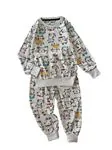 Miniğimin Cicileri Kedi Karakterli Penye Pijama Takımı - Gri