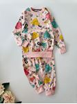 Miniğimin Cicileri Prenses Karakterli Penye Pijama Takımı - Pembe