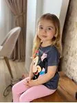 Miniğimin Cicileri Minnie Garni Fitilli Kapri Takım - Pembe