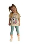 Miniğimin Cicileri Unicorn Garni Fitilli Kapri Takım - Yesil