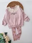 Miniğimin Cicileri Evertying Cool Çiçek Taytlı Kız Çocuk Takım - Pembe