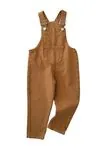Miniğimin Cicileri Gabardin Cepli Unisex Salopet- Kahverengi