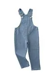 Miniğimin Cicileri Gabardin Cepli Unisex Salopet- Mavi