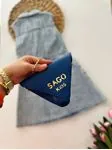 Miniğimin Cicileri Çantalı Kolsuz Denim Kot Elbise - Açık Mavi