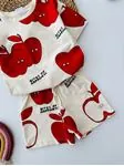 Miniğimin Cicileri Apple Unisex Çocuk Şortlu Takım - Kırmızı