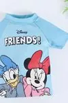 Miniğimin Cicileri 3 Parça Friends Kız Çocuk Mayo - Buz Mavisi