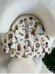 Miniğimin Cicileri Dfy Mickey Baskılı Kot Ceket - Beyaz