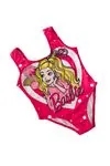 Miniğimin Cicileri Barbie Desenli Renkli Kız Çocuk Mayo - Fuşya