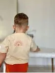 Miniğimin Cicileri Müslin Tshirt Şortlu Erkek 2 li Takım - Oranj