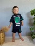 Minigimin Cicileri Mncrf Noooooo!! Baskı Yazlık Erkek Çocuk 2 li Takım - Füme